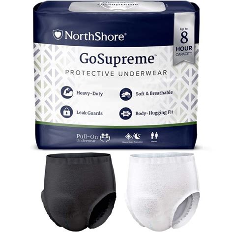 northshore gosupreme pull on underwear|north shore disposable underwear.